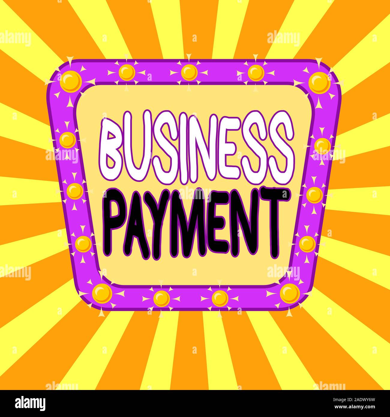 Handwriting text Business Payment. Conceptual photo trade of value from one party to another for goods Asymmetrical uneven shaped format pattern objec Stock Photo