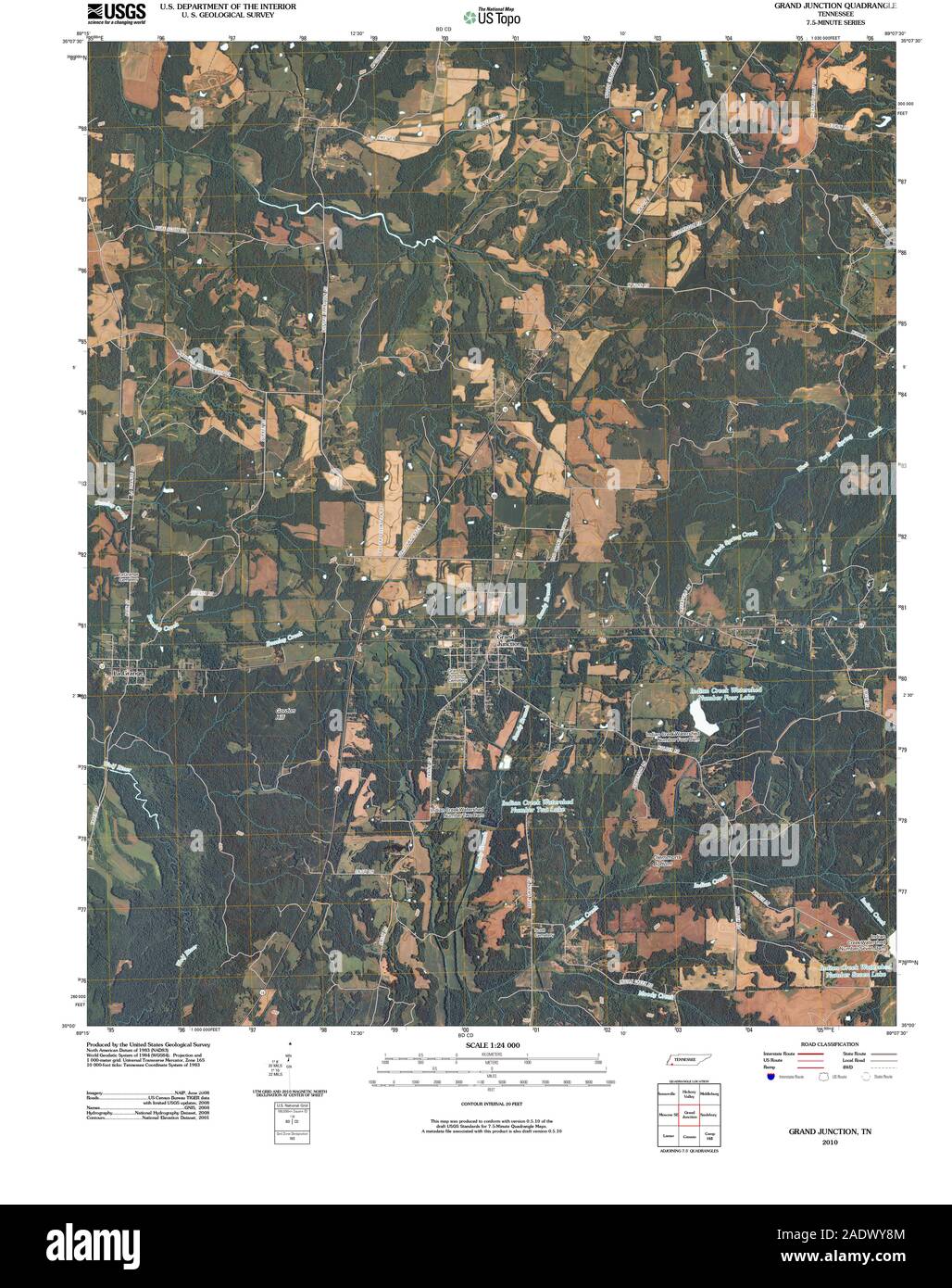 Map of grand junction Cut Out Stock Images & Pictures - Alamy