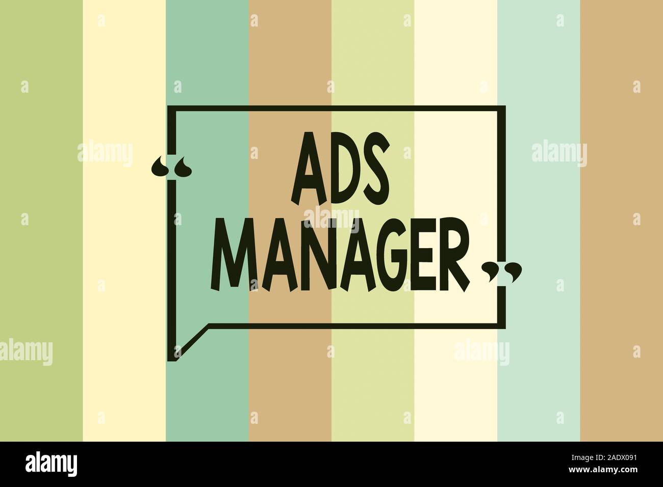 Note Writing Ads Writing note showing Ads Analysisager. Business concept for oversee and ...