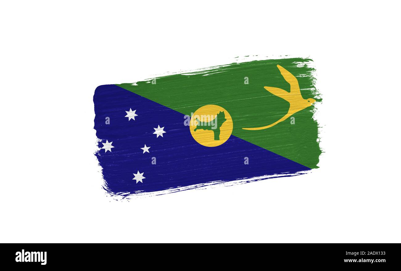 Australia Christmas Island Territory Small Hand Waving Flag