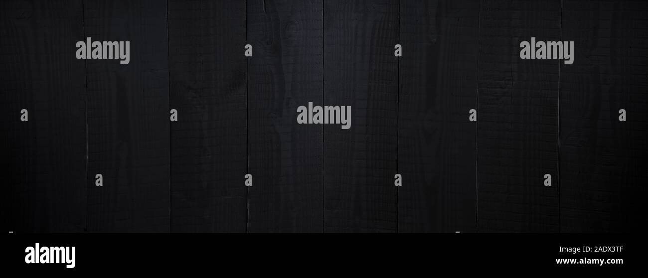 Dark wooden background, black old wood texture Stock Photo - Alamy
