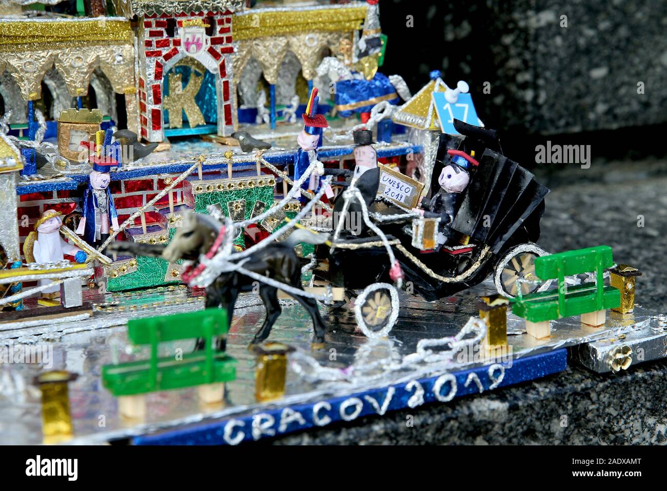 Krakow Poland 5th Dec 2019 The 77th Nativity Scene Contest In