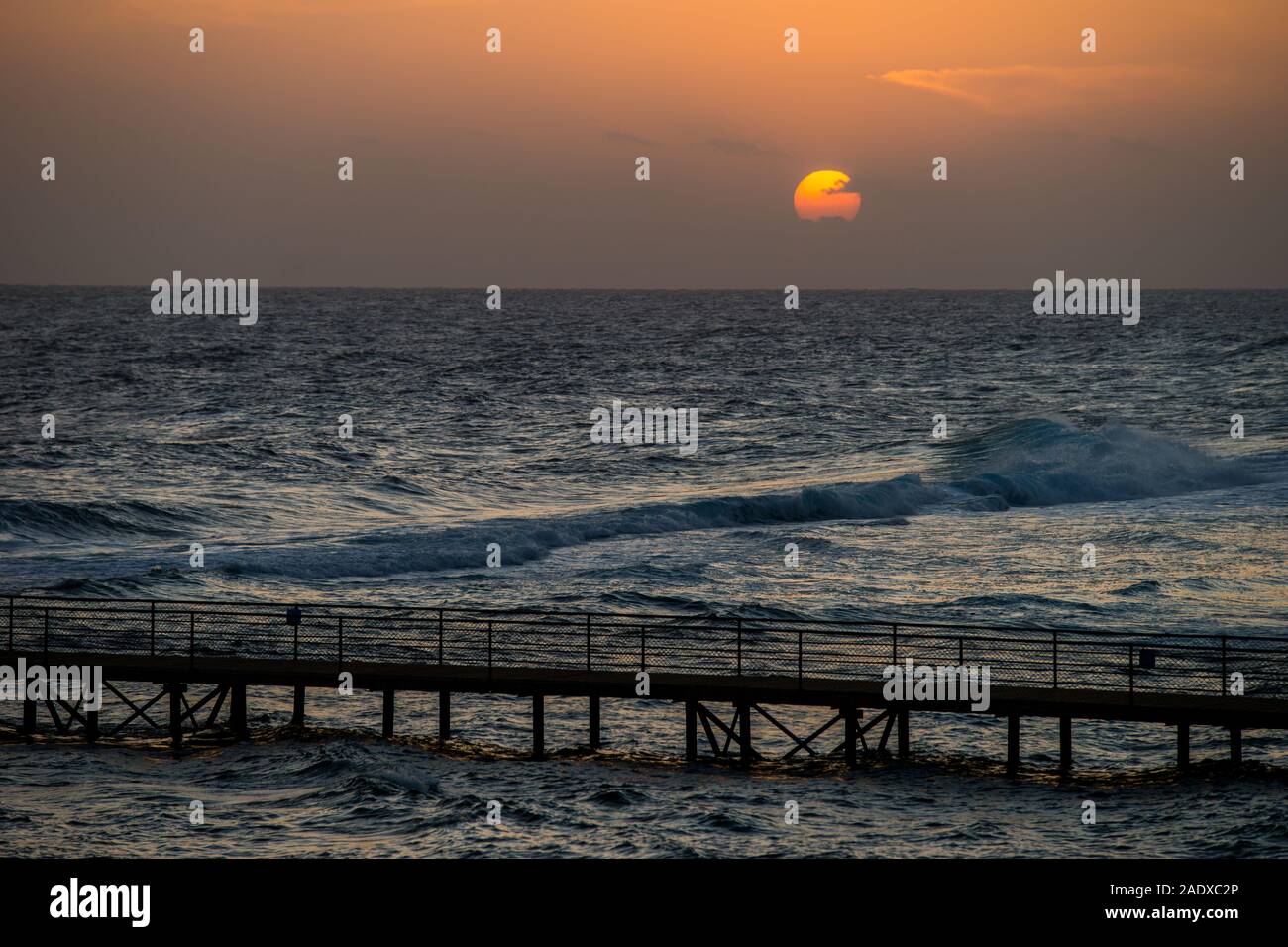 Sunrise in Marsa Alam Stock Photo