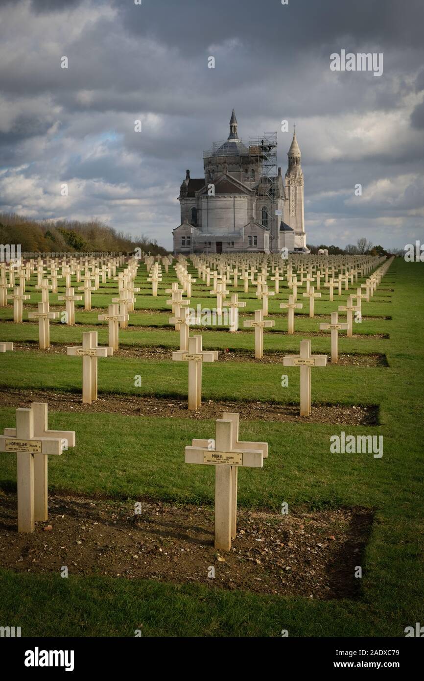 French National War Cemetery at NotreDamedeLorette AblainSaint