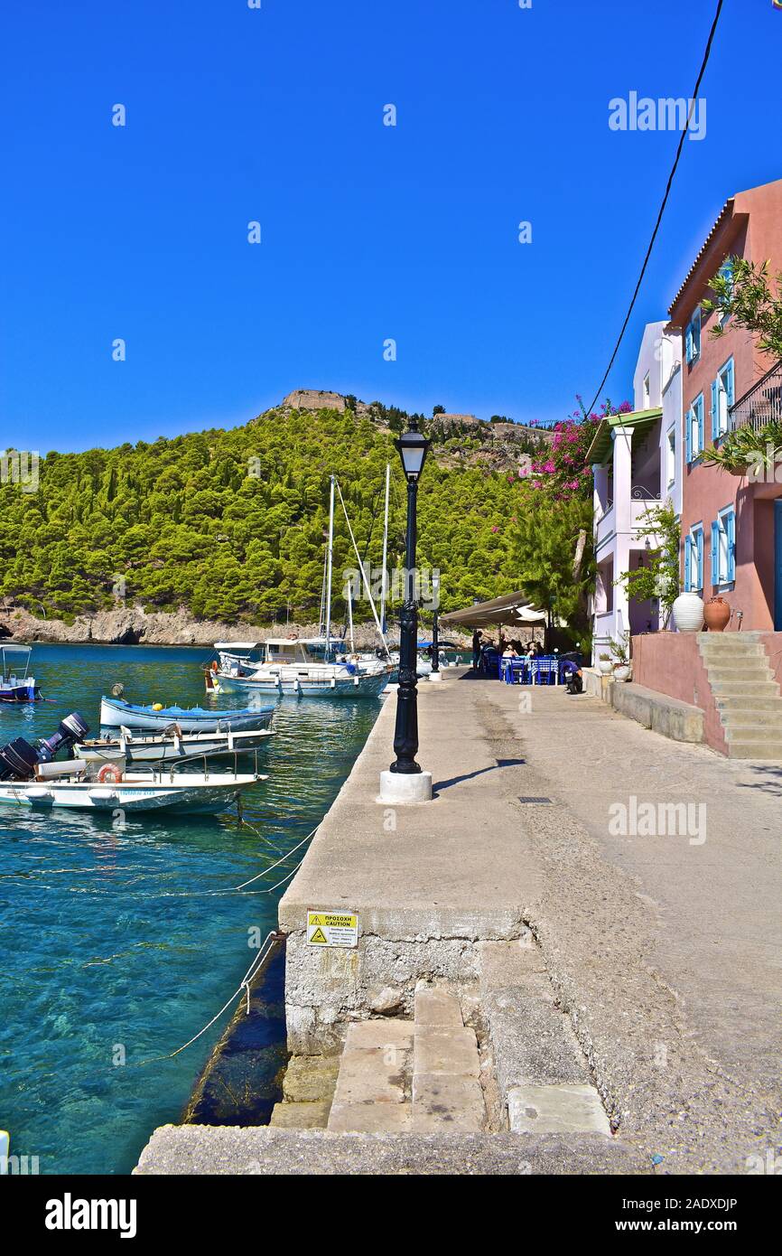 Assos Ridge A pretty view along the quayside at the beautiful little village of ...