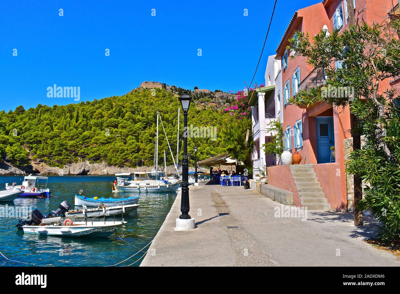 Assos Ridge A pretty view along the quayside at the beautiful little village of ...
