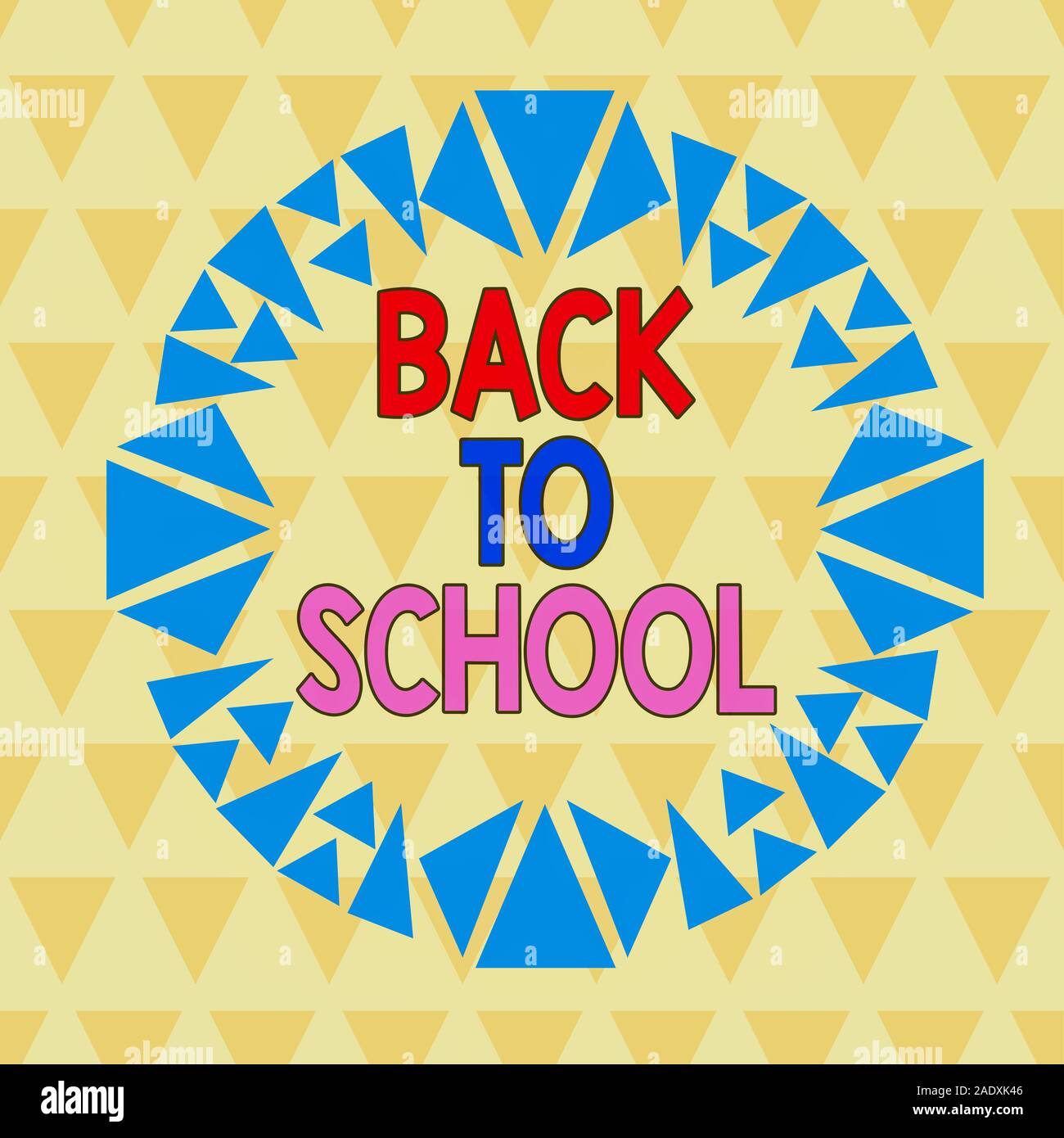 Text sign showing Back To School. Business photo text New Teachers ...