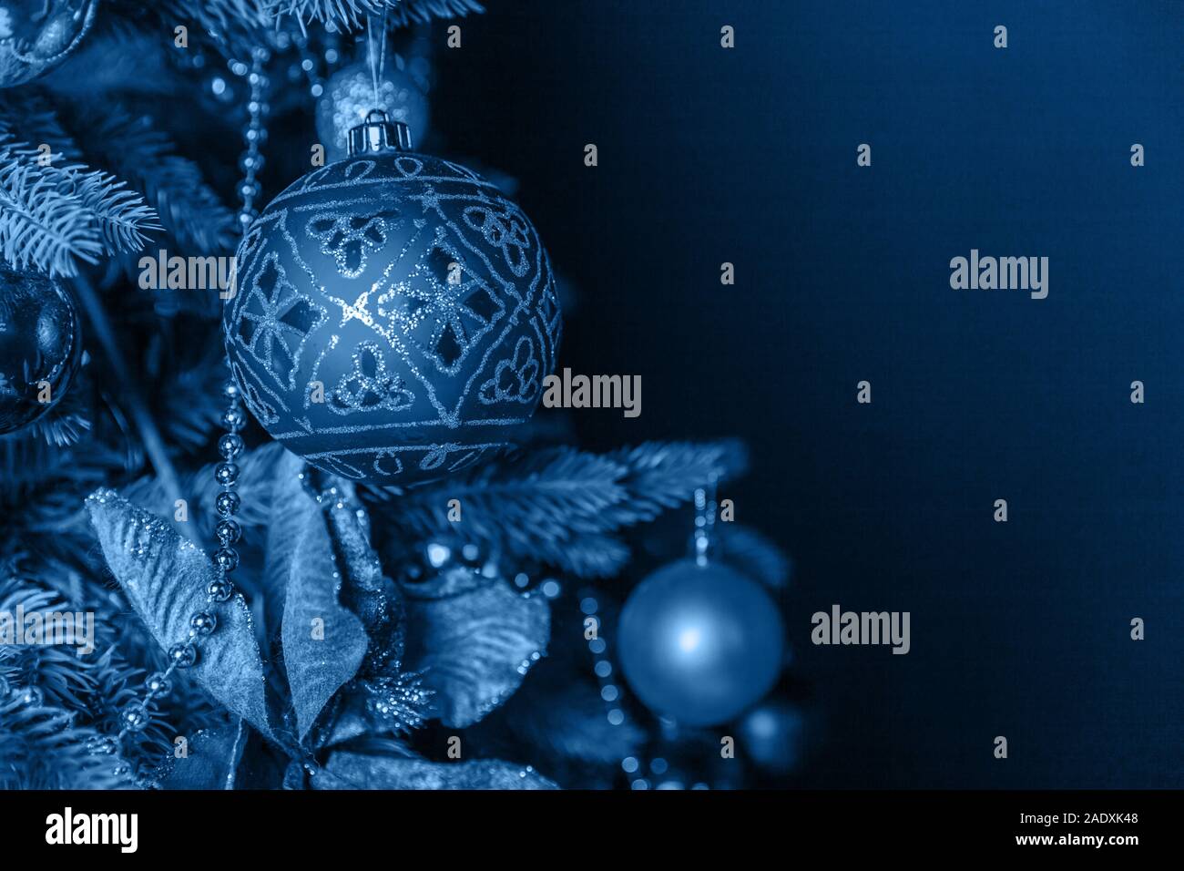 2020 christmas classic New Year 2020 Merry Christmas Happy Holidays Classic Christmas Decorated New Year Tree With Ornament Decorations Toy And Ball Colored In Trendy Colo Stock Photo Alamy 2020 christmas classic