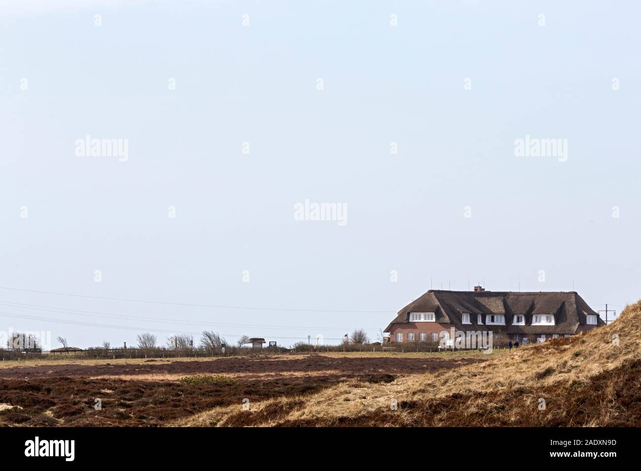 Sylt, Morsum Kliff, Landhaus Severins Stock Photo