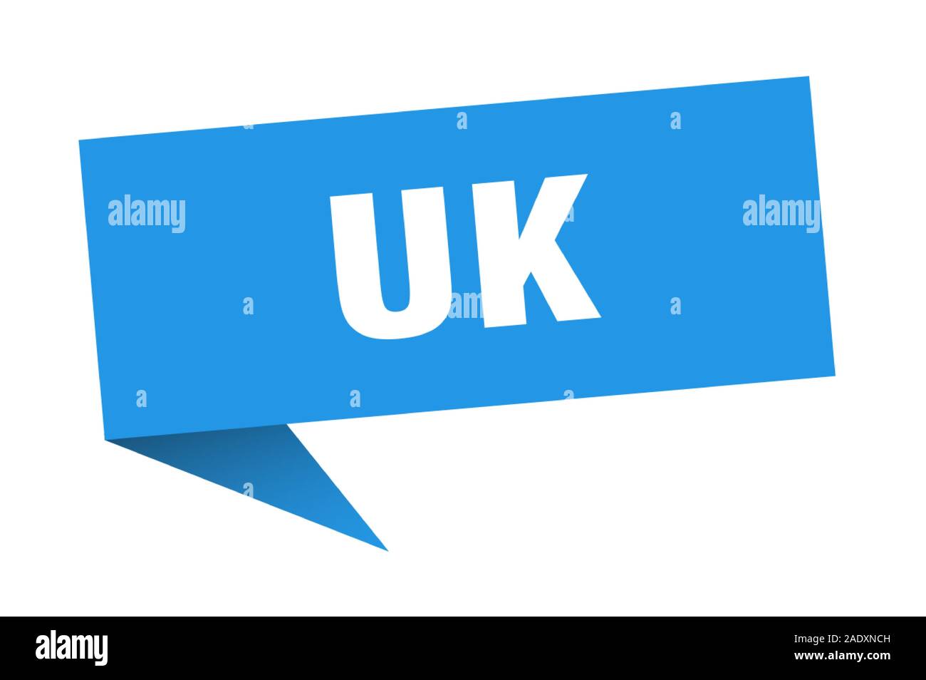 uk sticker. Blue uk signpost pointer sign Stock Vector Image & Art Alamy