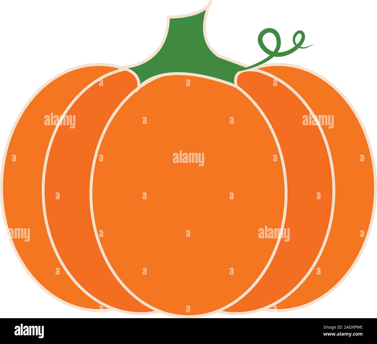 Isolated pumpkin image Stock Vector Image & Art - Alamy
