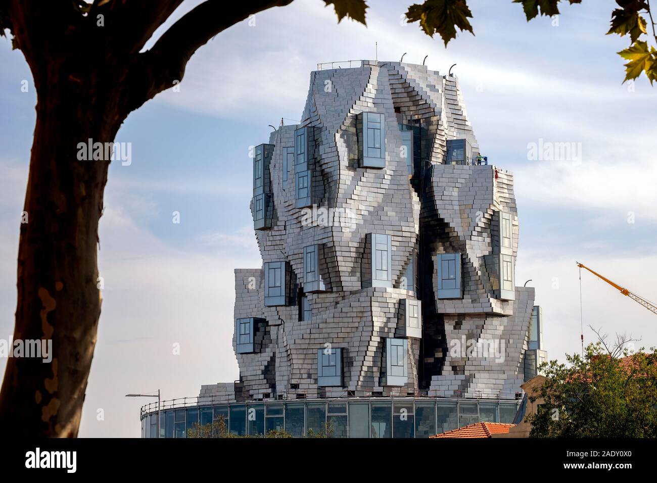 The new Frank Gehry LUMA Foundation building, Luma Arles Cultural Centre,  Arles, Provence, France, Europe Stock Photo - Alamy