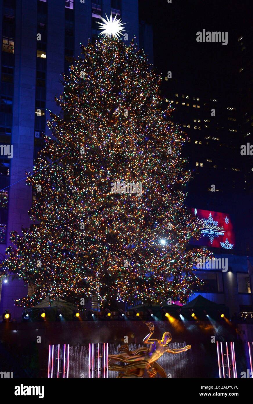 Rockefeller Center Christmas Tree in attendance for 87th Annual