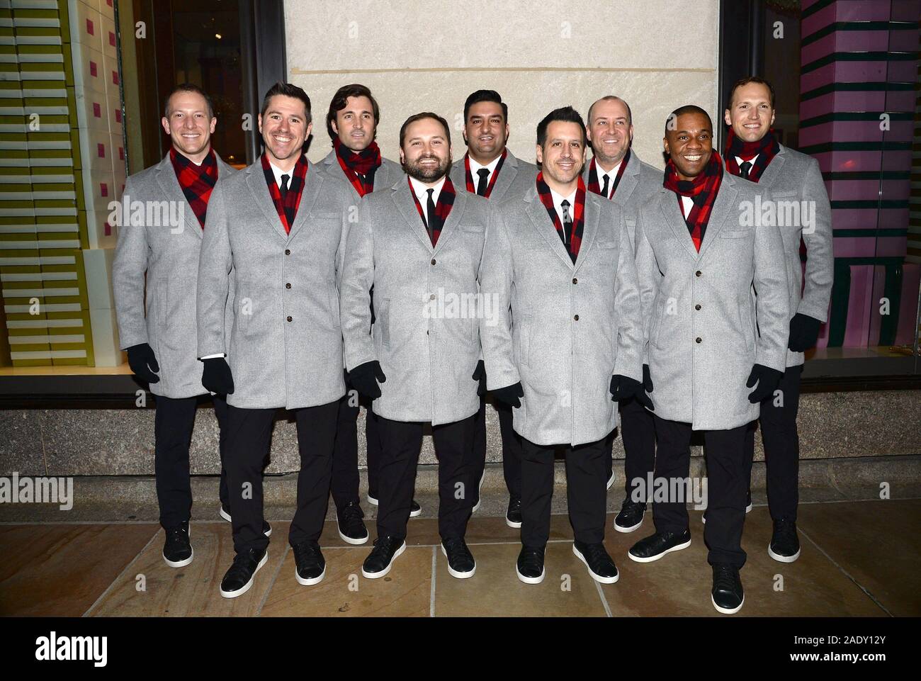 Straight No Chaser in attendance for 87th Annual Rockefeller Center