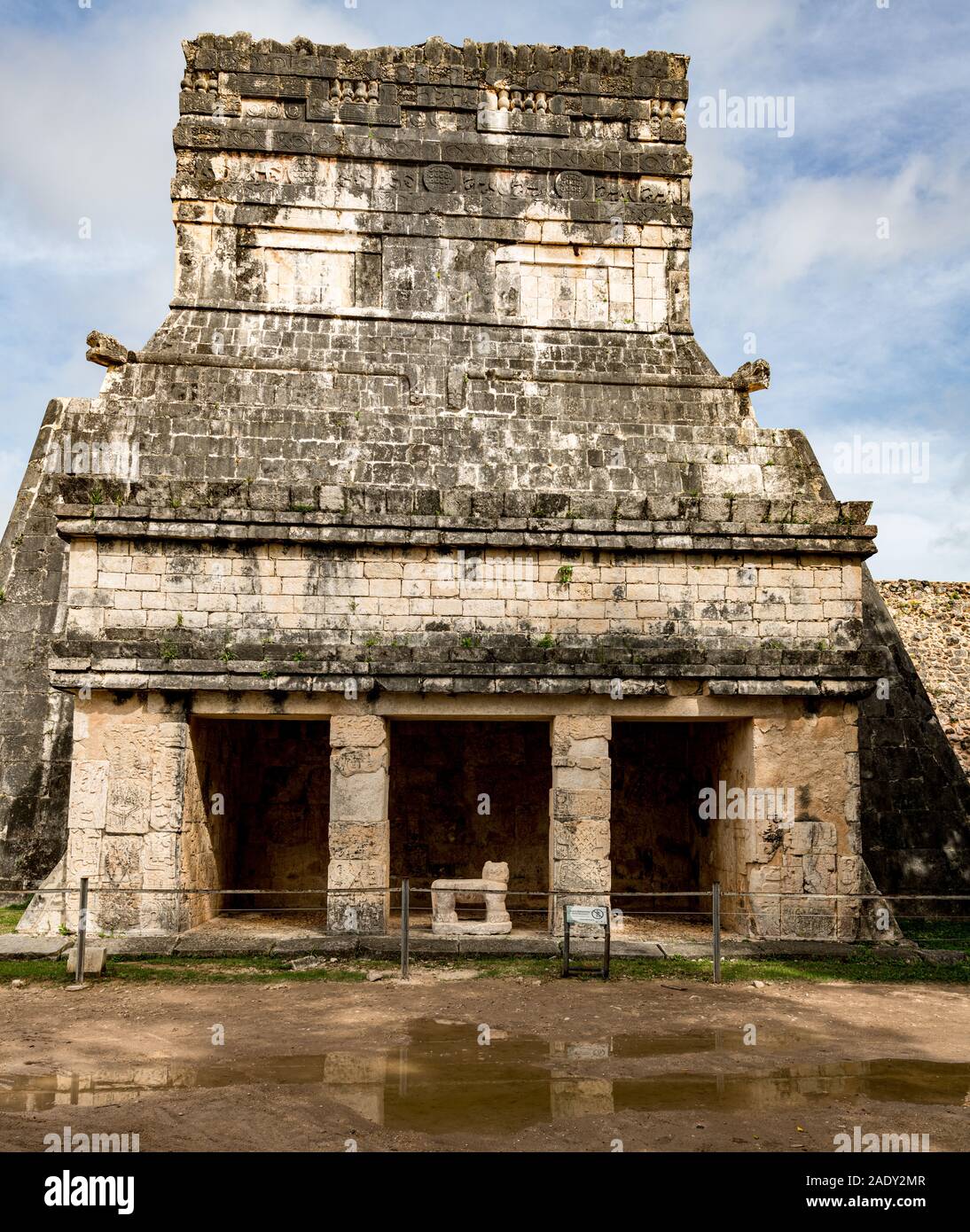 The Temple Of Jaguars Chichen Itza Ancient Maya Civilization In 
