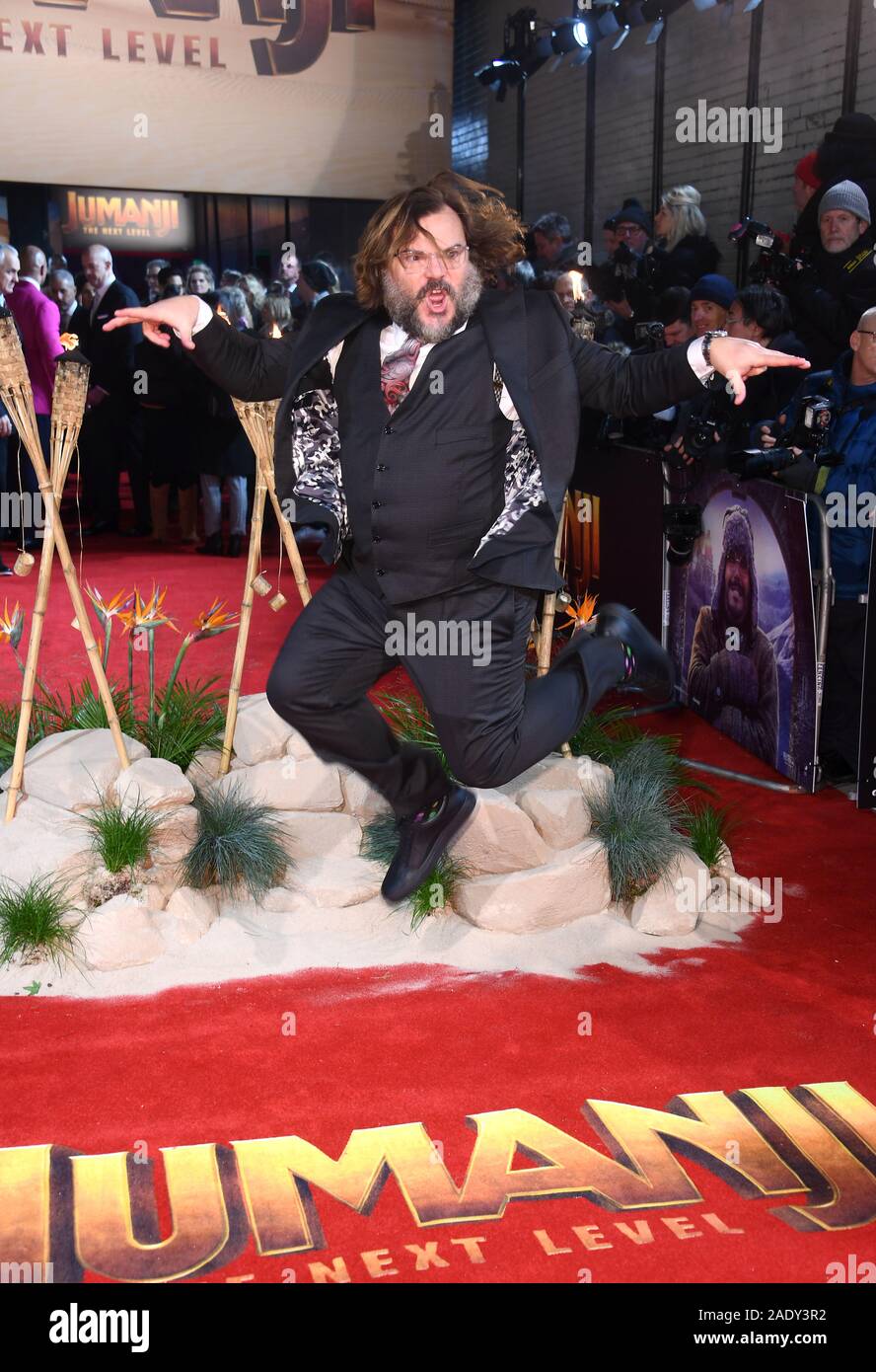 Jack black attending jumanji hi-res stock photography and images