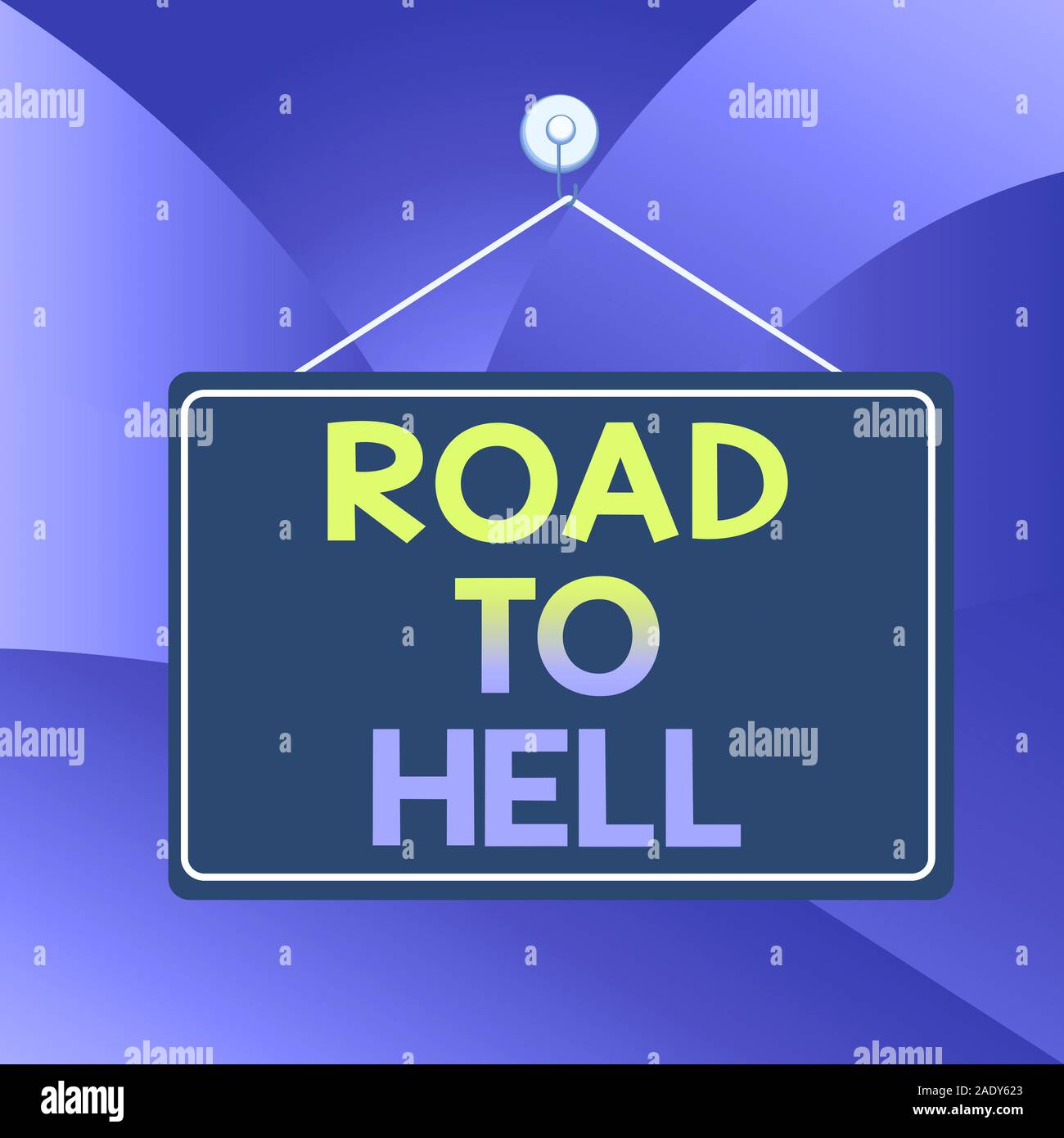 Handwriting text writing Road To Hell. Conceptual photo Extremely ...