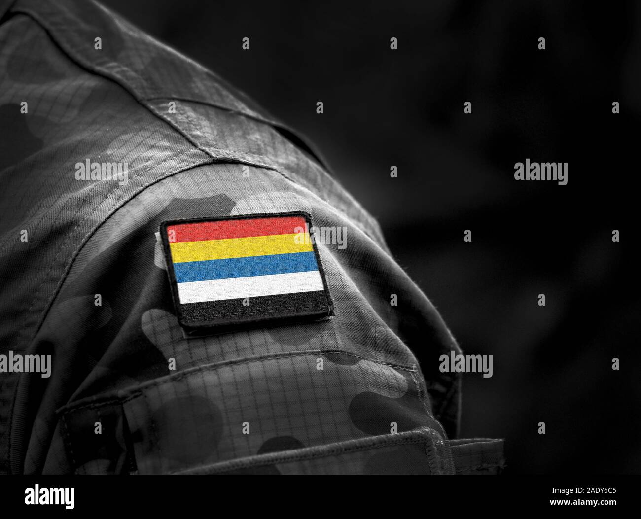 Republic Of China 1912 1949 Flag On Military Uniform Five Races Under One Union Flag On Military Uniform Army Soldiers History Collage Stock Photo Alamy