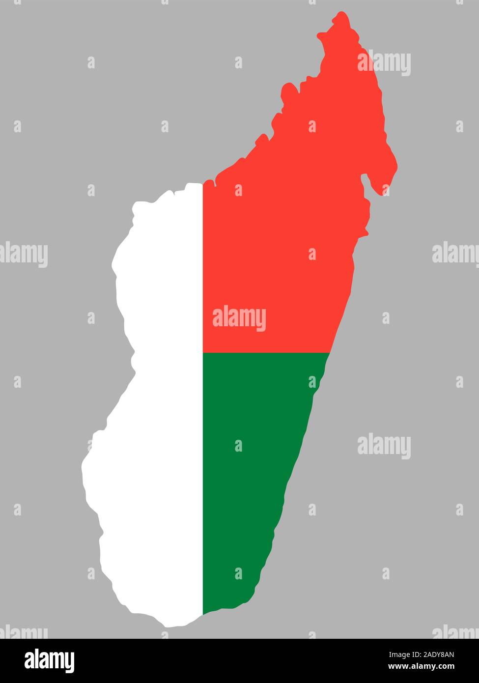 Madagascar Map Flag Vector illustration Eps 10 Stock Vector Image & Art ...