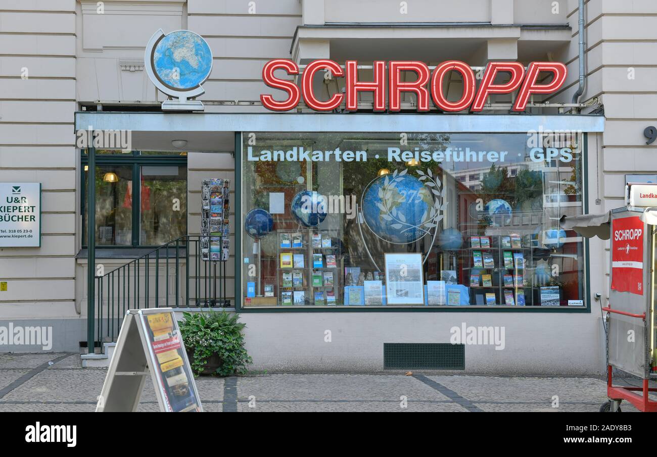 Schropp Landkarten, Hardenbergstraße, Charlottenburg, Berlin