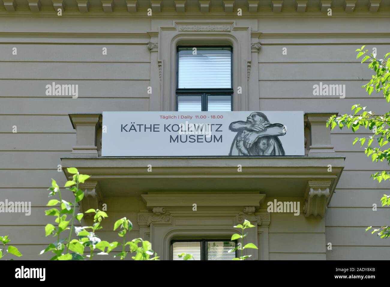 Käthe Kollwitz Museum, Fasanenstraße, Charlottenburg, Berlin, Deutschland Stock Photo