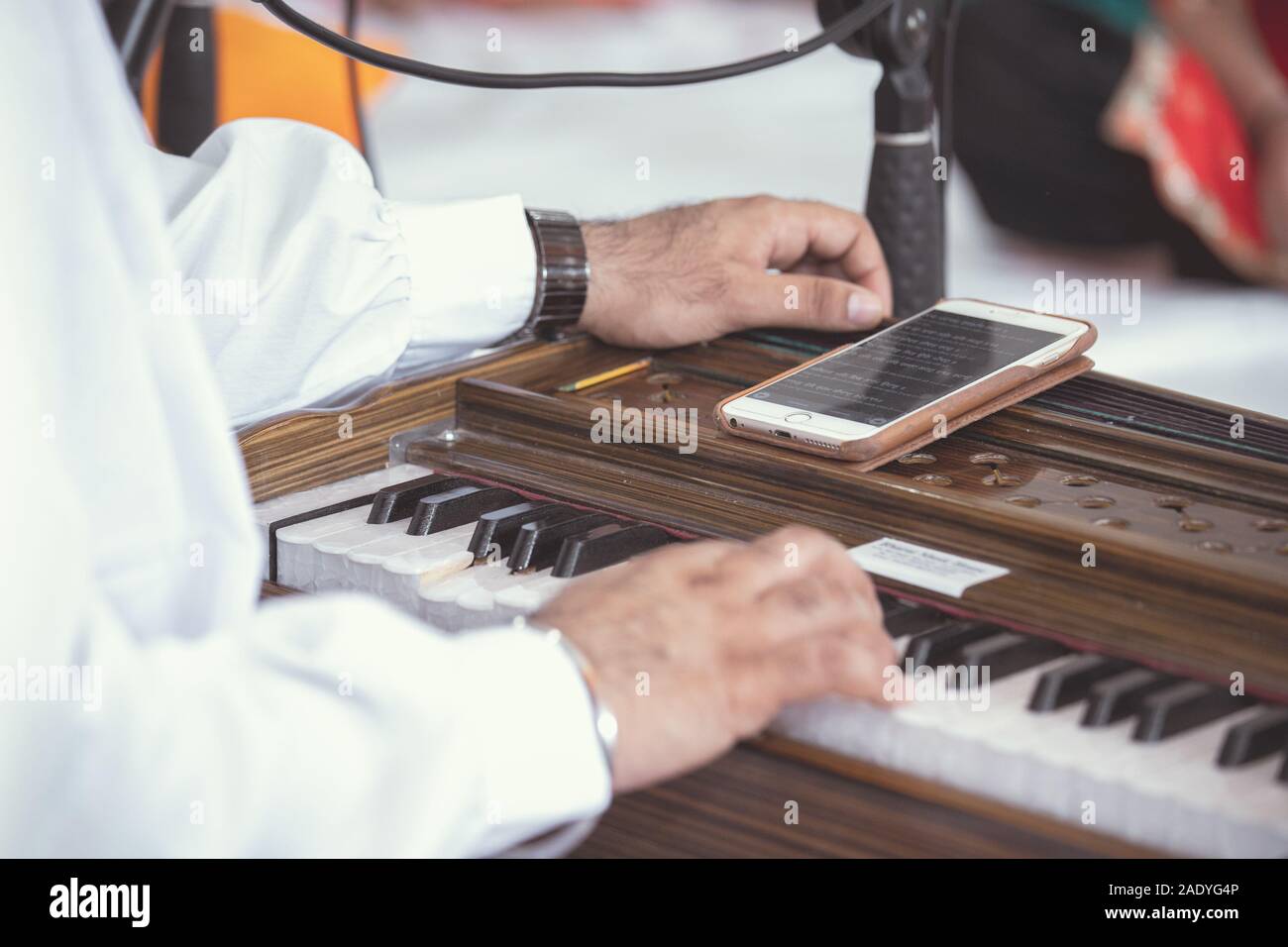 Indian sikh traditional ritual musical instruments Stock Photo - Alamy