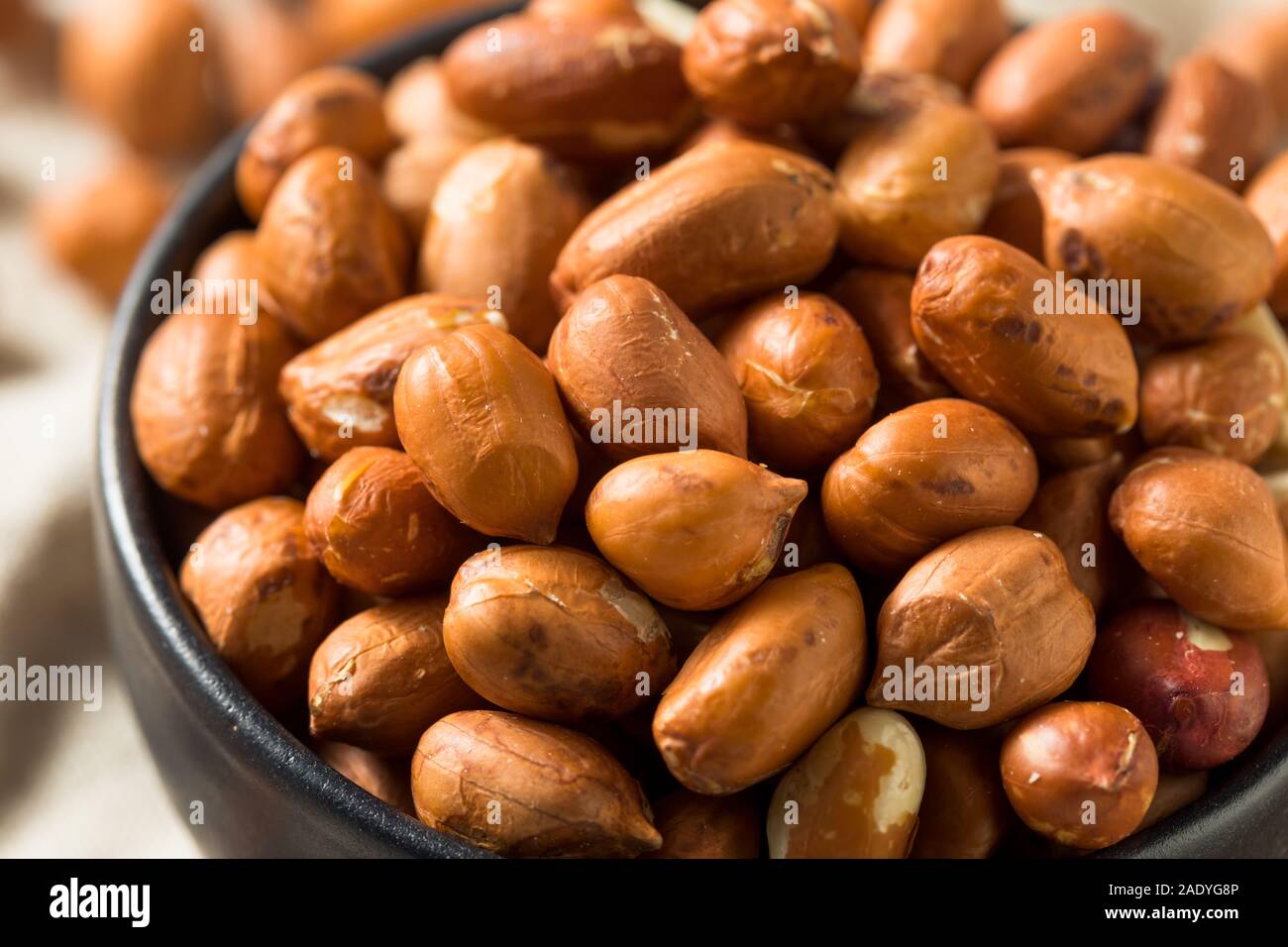 Raw Brown Organic Spanish Peanuts Ready to Eat Stock Photo Alamy