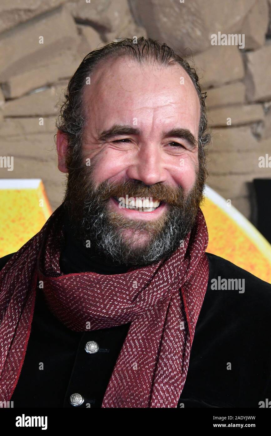 London, UK. 05th Dec, 2019. Rory McCann attends Jumanji, The Next Level premiere, sequel to hit 2017 film, a remake of the 1990s family adventure starring the late Robin Williams, at Odeon BFI Imax London, UK - 5 December 2019 Credit: Nils Jorgensen/Alamy Live News Stock Photo