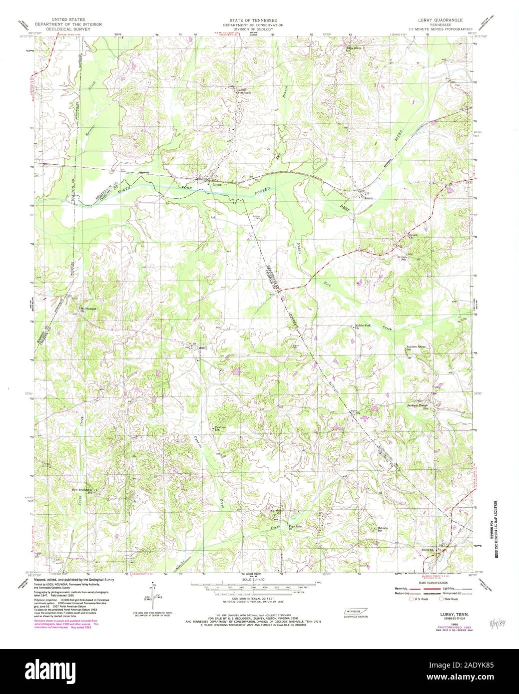Map of luray hires stock photography and images Alamy