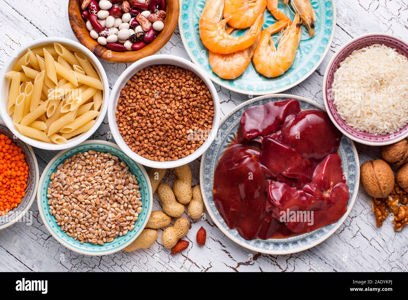 Natural products sources of copper Stock Photo Alamy