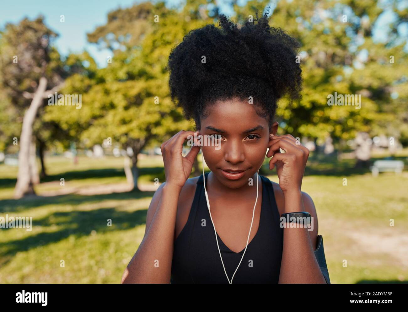African american athlete female hi-res stock photography and images - Alamy