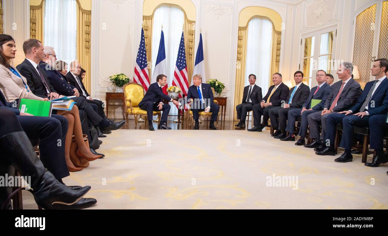 U S President Donald Trump Holds A Bilateral Meeting With French