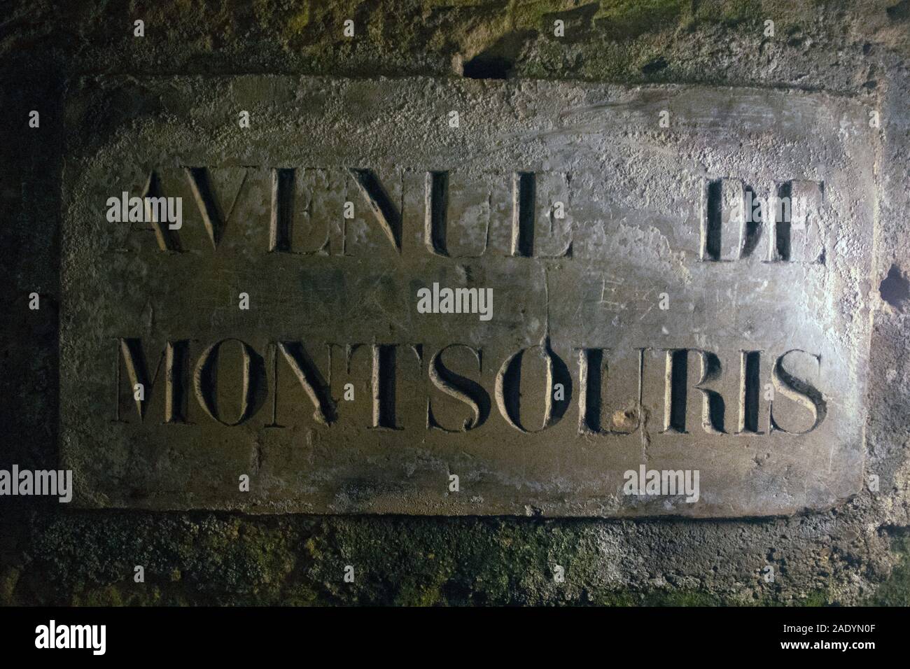Inscriptions on the wall of the of Paris an underground