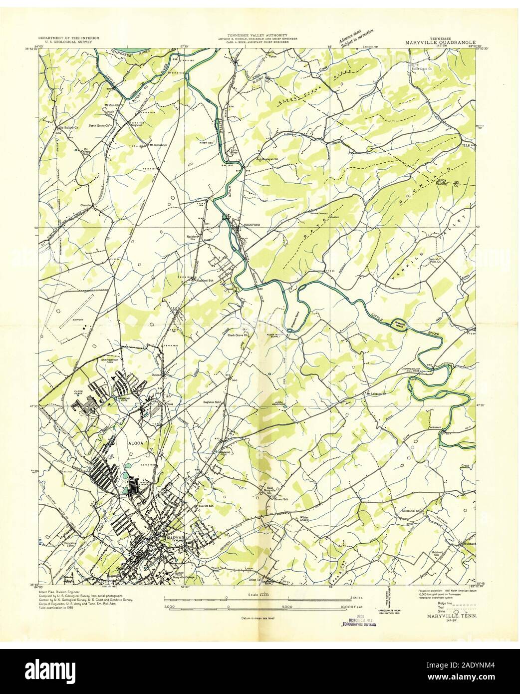 Map of maryville hi-res stock photography and images - Alamy