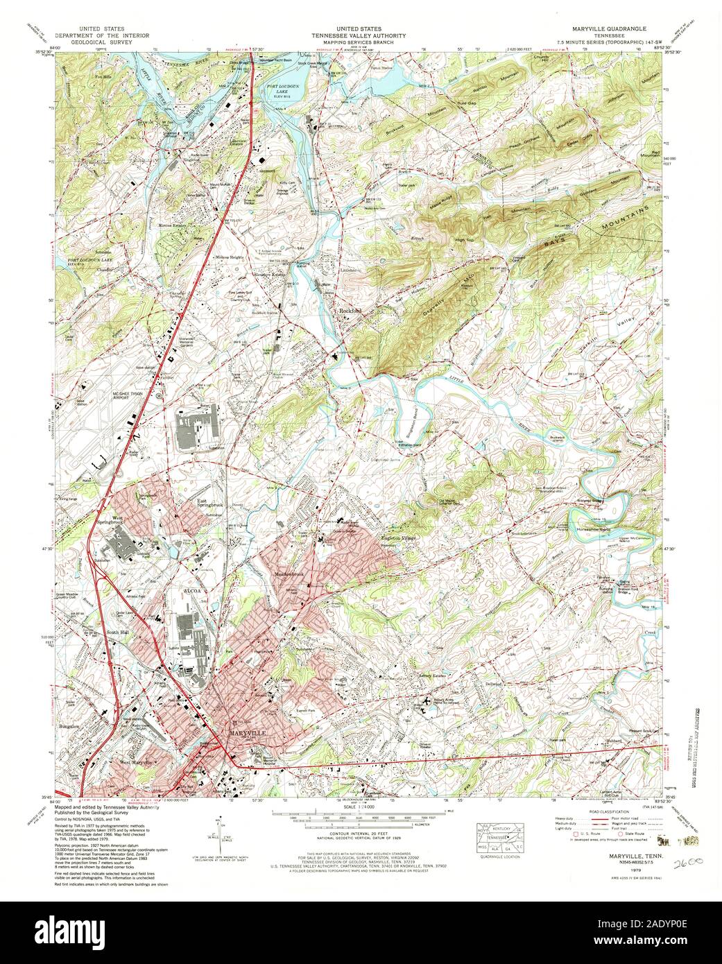 Map of maryville hi-res stock photography and images - Alamy