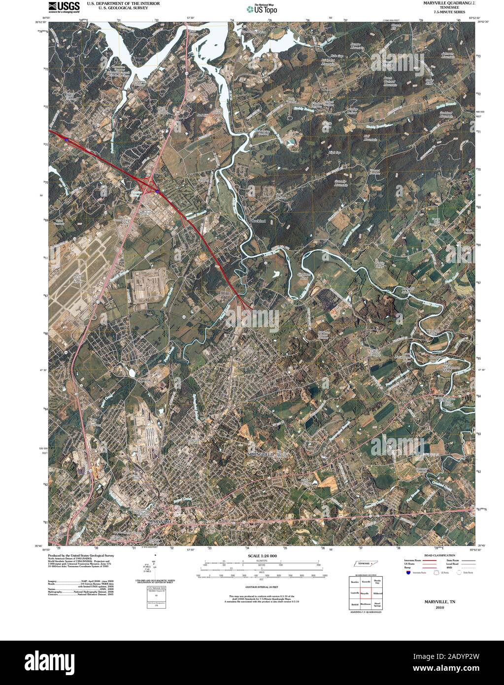 Map of maryville hi-res stock photography and images - Alamy