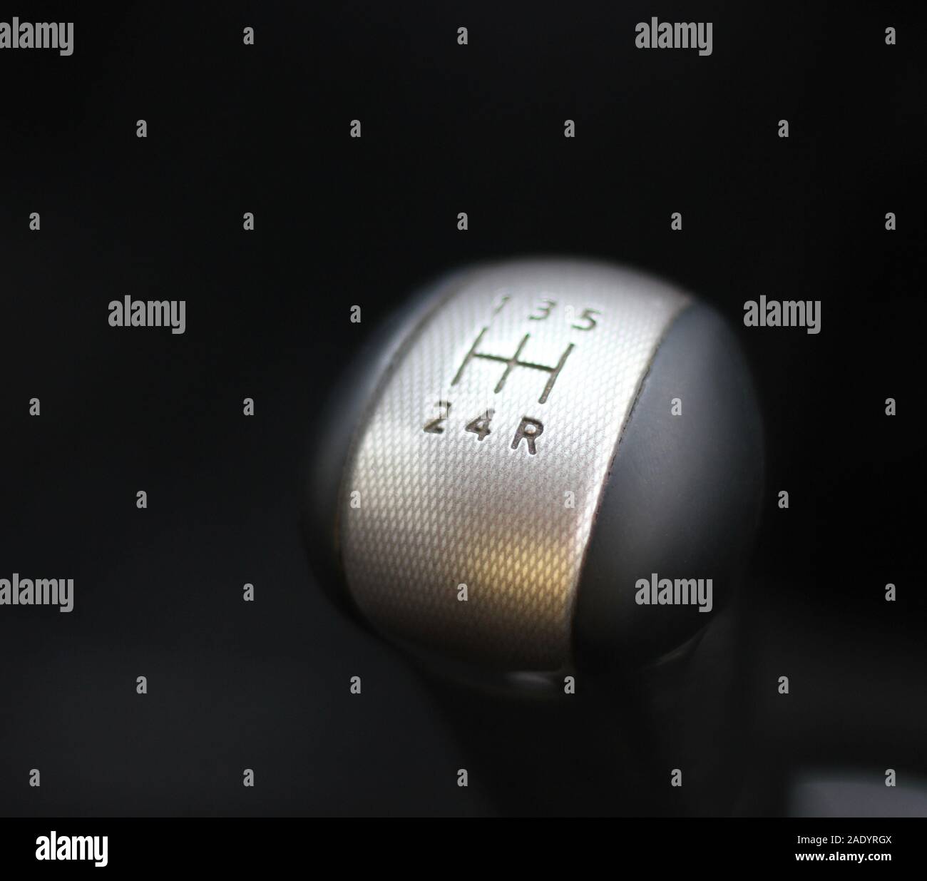 Manual gearbox in a car Stock Photo Alamy