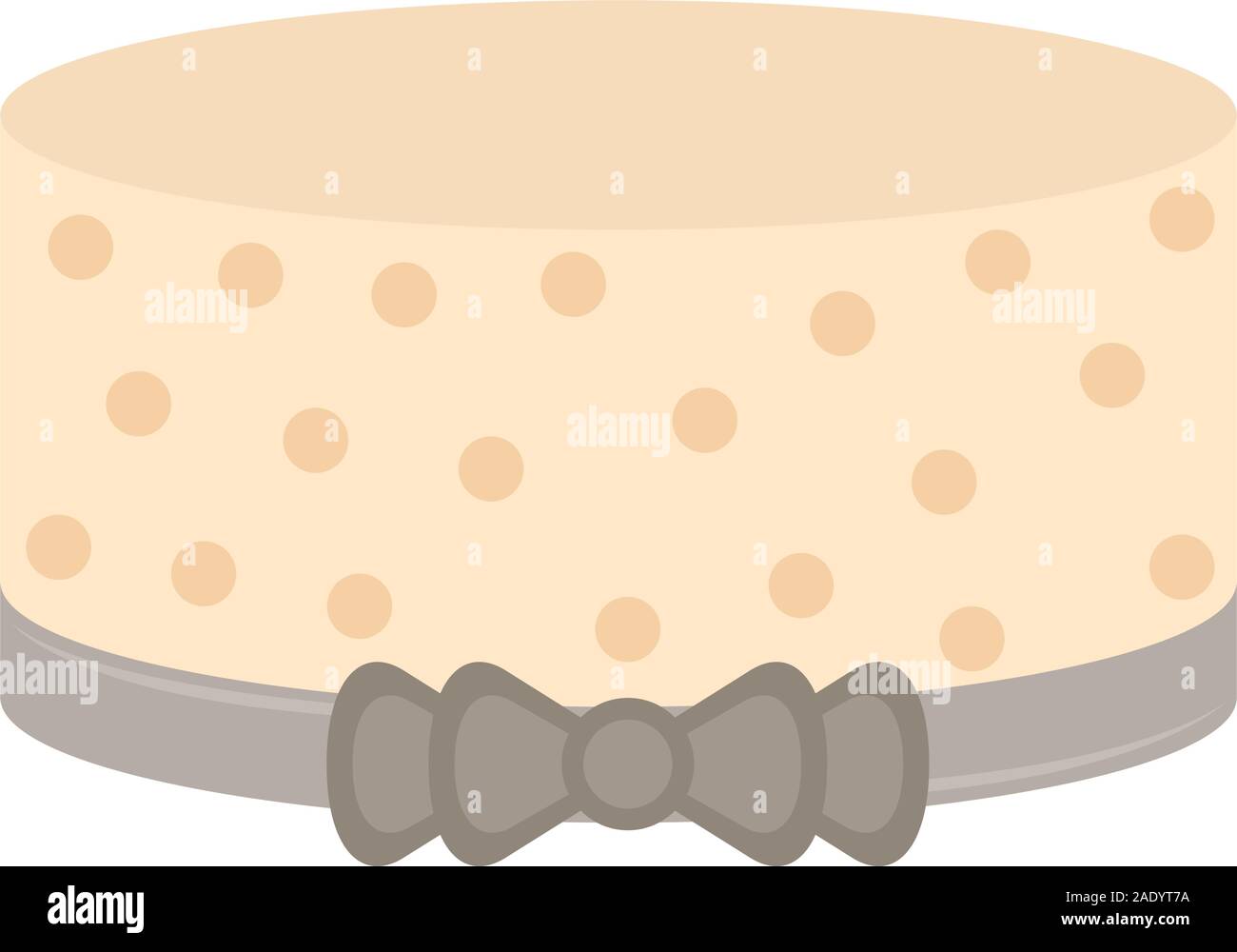 Decorated wedding cake image. Marriage concept - Vector illustration design Stock Vector