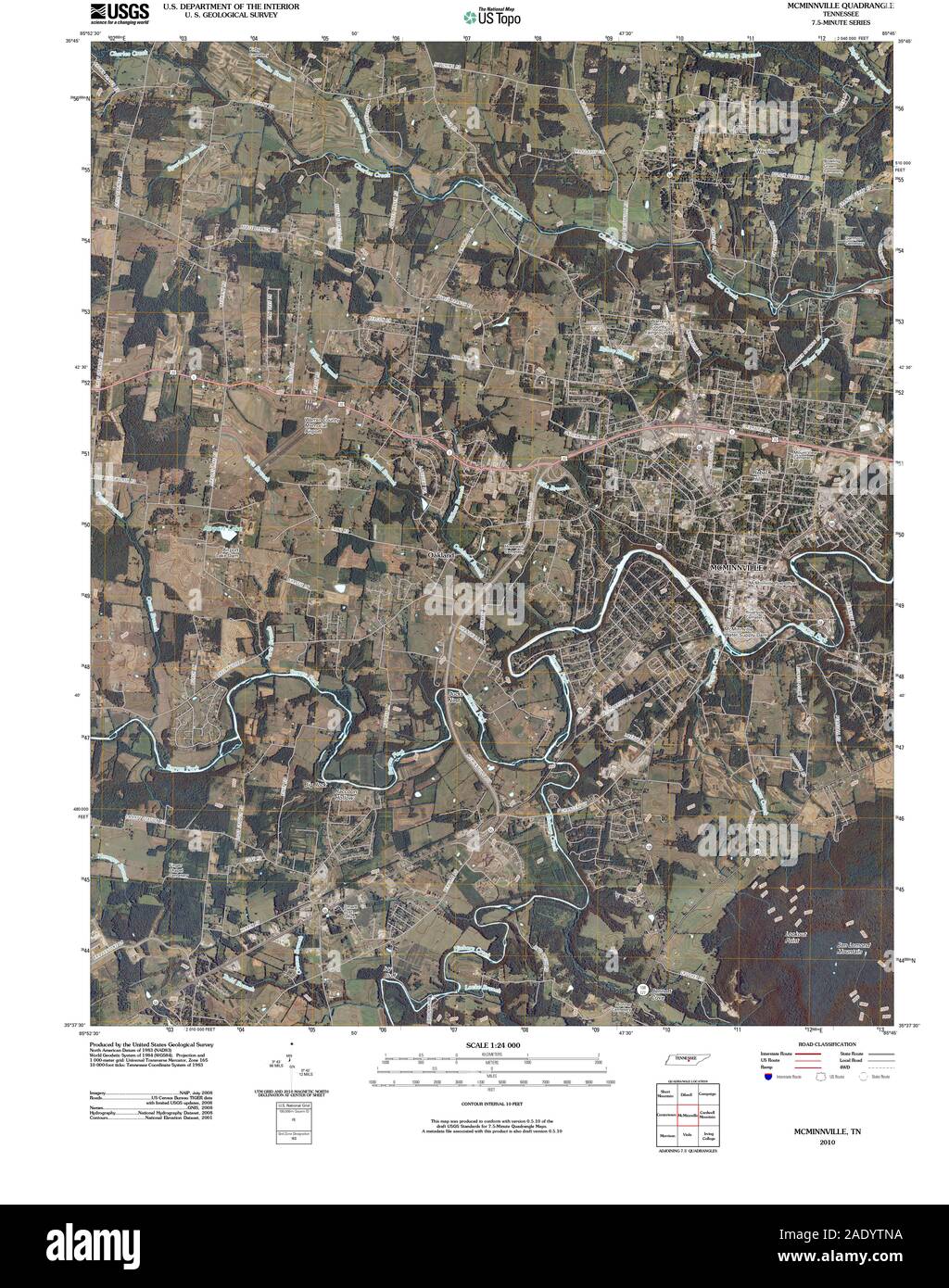 Map of mcminnville Cut Out Stock Images & Pictures Alamy
