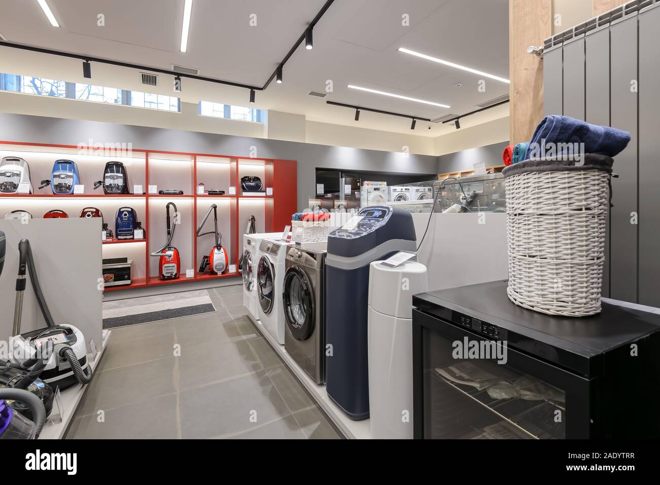 Premium home appliance store interior Stock Photo - Alamy