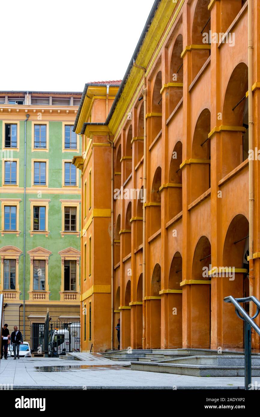 Palais Rusca in Nice, France Stock Photo