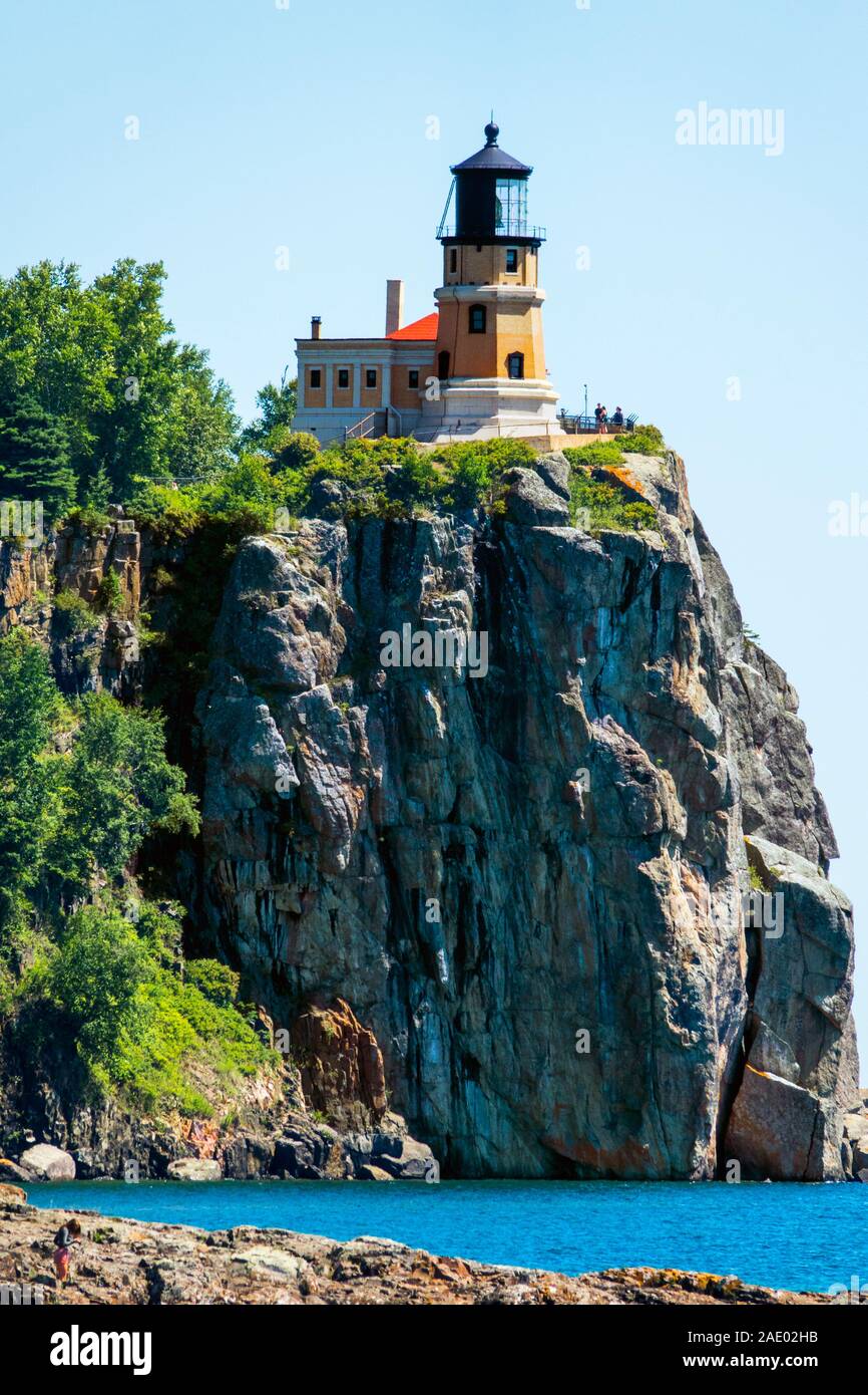 Split Rock lighthouse Minnesota Stock Photo Alamy