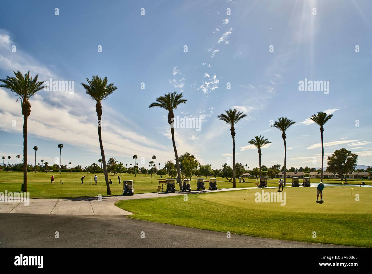 Sun City Retirement Community Arizona USA Stock Photo - Alamy