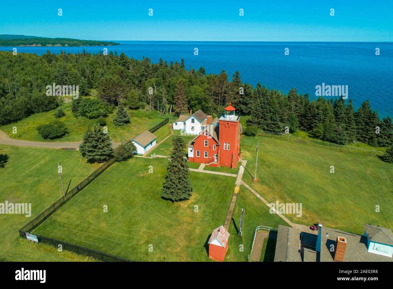 The Two Harbors Light Station is the oldest operating lighthouse in the US state of Minnesota