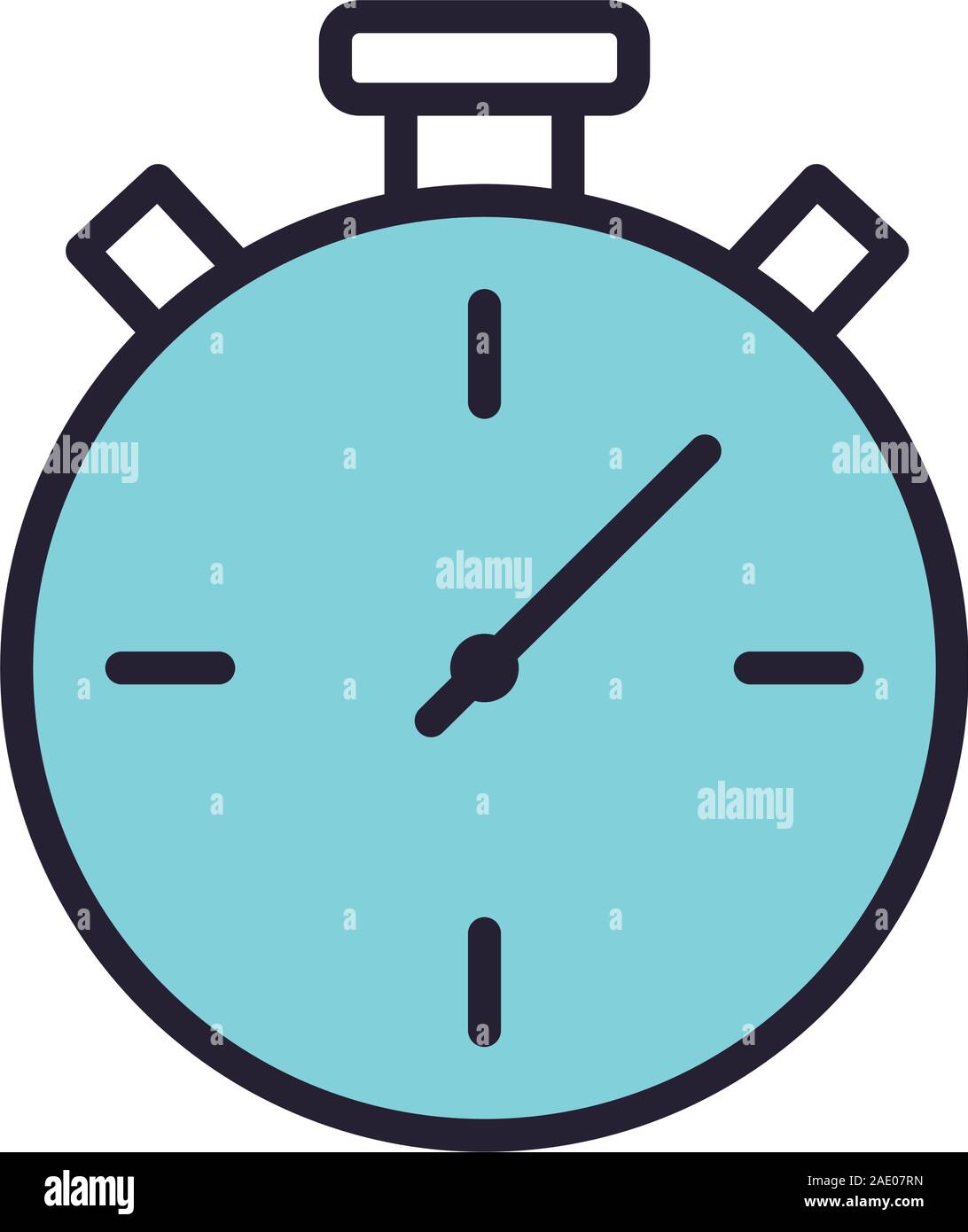 chronometer timer watch isolated icon Stock Vector Image & Art - Alamy