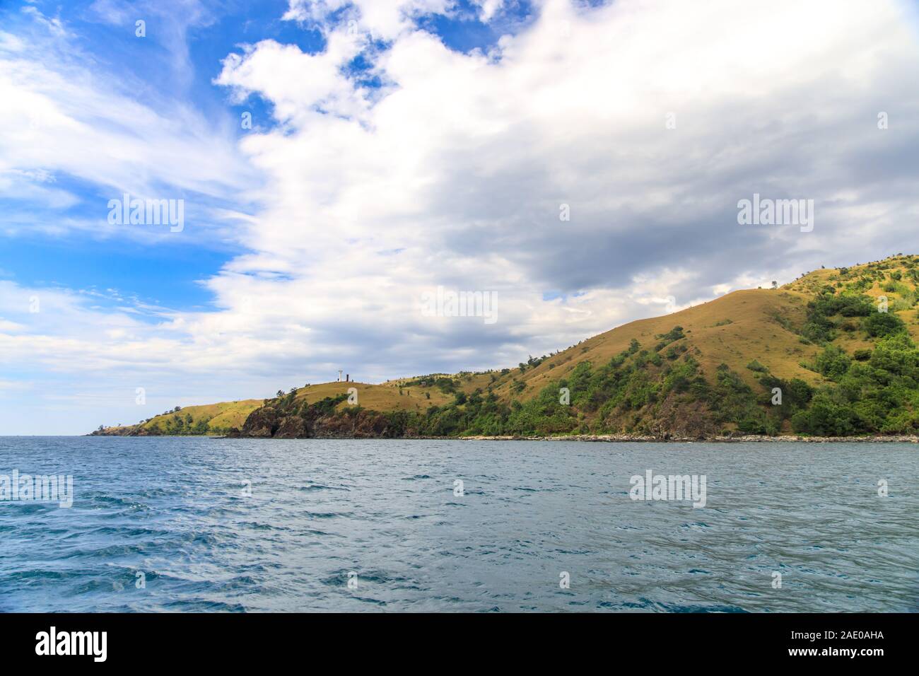 beautiful landscape at Zambales beach, Philippines Stock Photo