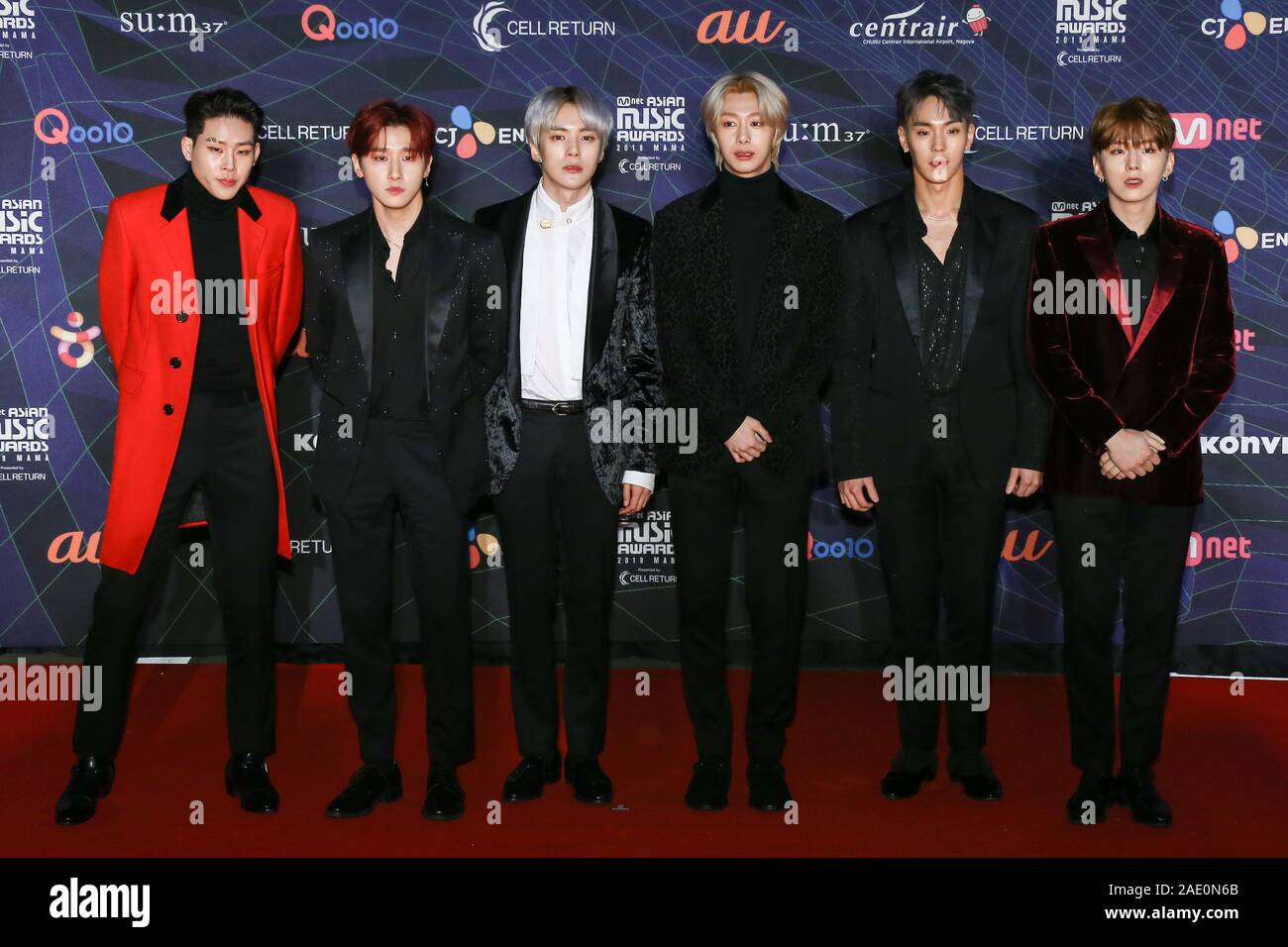 MONSTA X, Dec 04, 2019 : MONSTA X, 2019 Mnet Asian Music Awards (MAMA) in  Nagoya, Japan on December 4, 2019. Credit: Pasya/AFLO/Alamy Live News Stock  Photo - Alamy