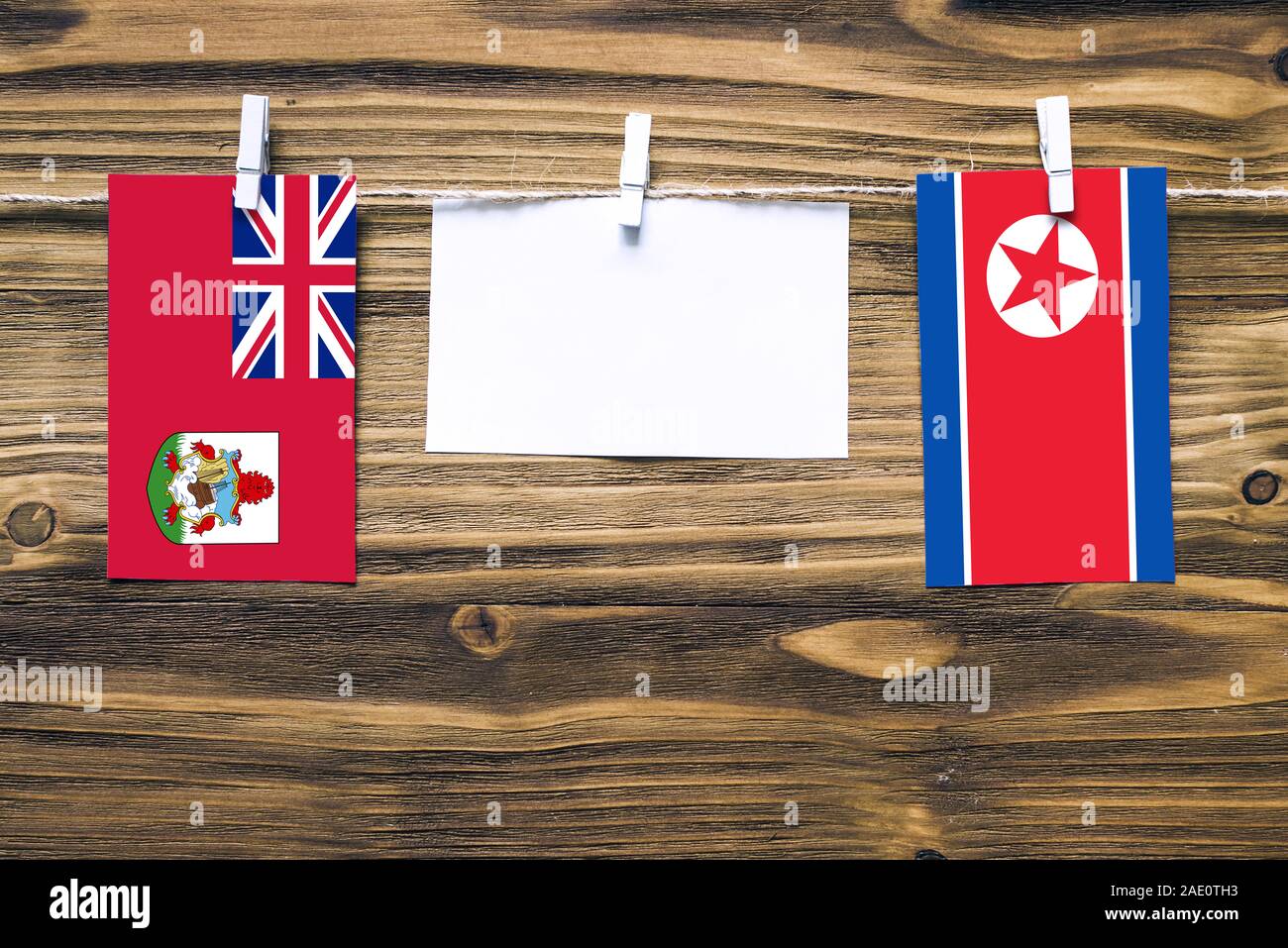 North korea bermuda flag hi-res stock photography and images - Alamy