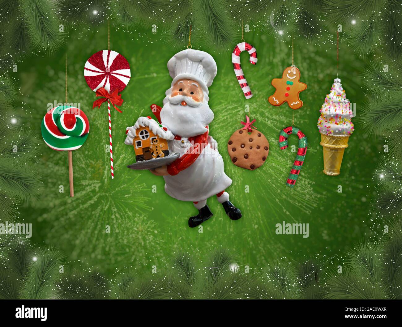 Santa claus chef hi-res stock photography and images - Alamy