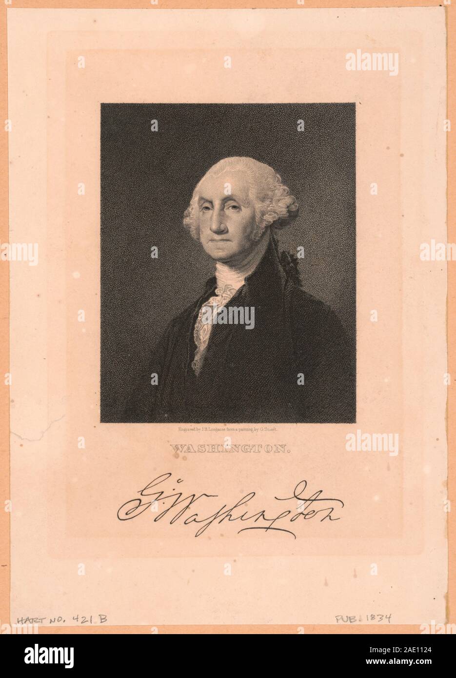 http://hdl.loc.gov/loc.pnp/pga.13908 George Washington (February 22, 1732– December 14, 1799) was an American political leader, military general, statesman, and Founding Father who served as the first president of the United States from 1789 to 1797. Previously, he led Patriot forces to victory in the nation's War for Independence. He presided at the Constitutional Convention of 1787 which established the U.S. Constitution and a federal government. Washington has been called the 'Father of His Country' for his manifold leadership in the formative days of the new nation. Stock Photo